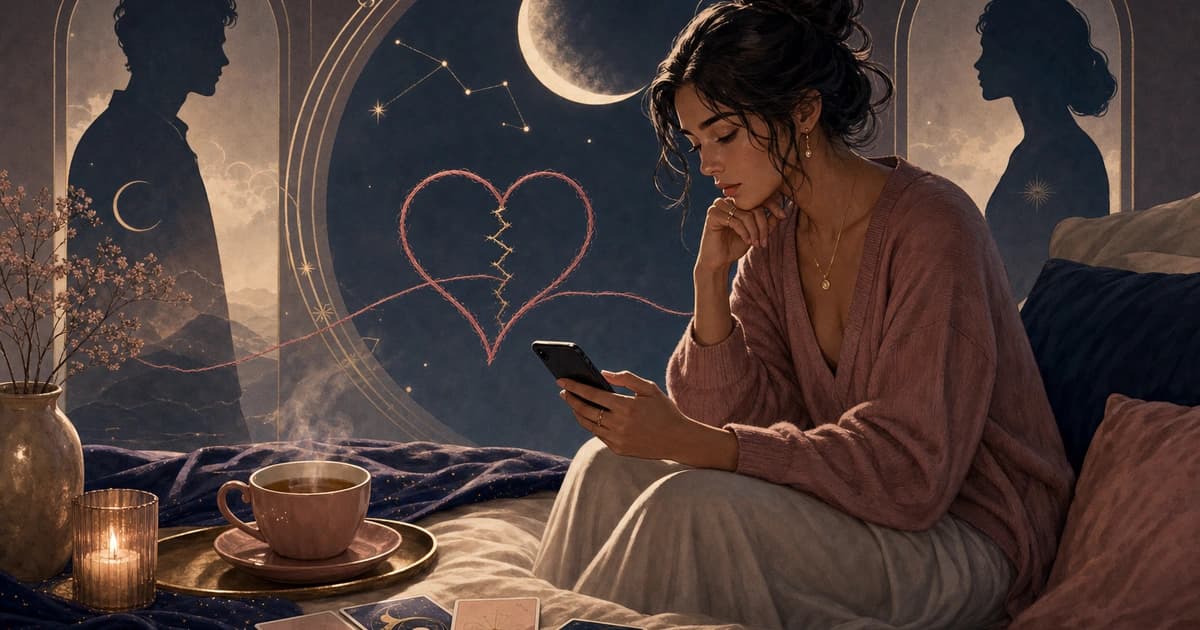 Pánico antes de enviar un mensaje: pausa, tarot y autocuidado