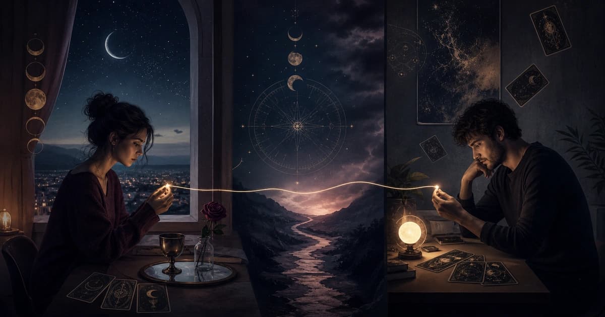 Fernbeziehung im Tarot: Wie tragfähig ist eure Verbindung?