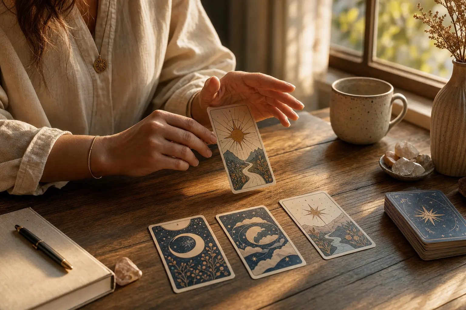 Tägliche Tarot-Routine: 5 Minuten für Klarheit