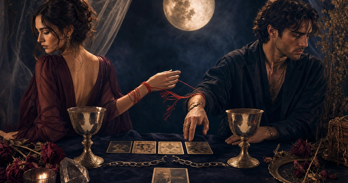Como reconocer patrones de vinculo traumatico en lecturas de tarot