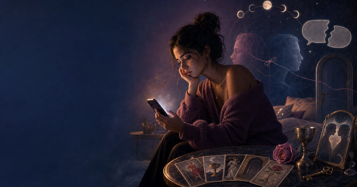 Overthinking ohne Antwort: Tarot-Check-in für klare Gedanken