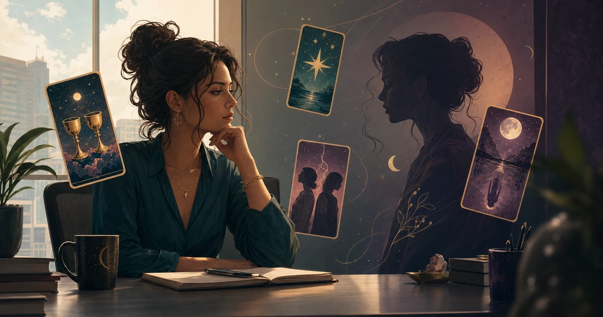 Ansiedad laboral y autoestima: preguntas de tarot que ayudan