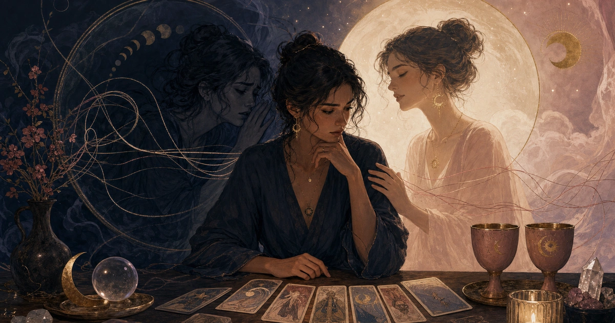 Tarot-Legung, um den inneren Kritiker zu entmachten