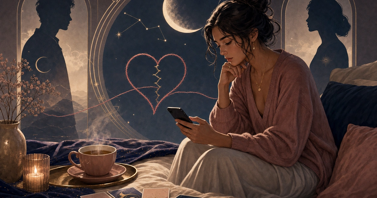 Panik vor dem Absenden einer Nachricht? Erst Tarot fragen