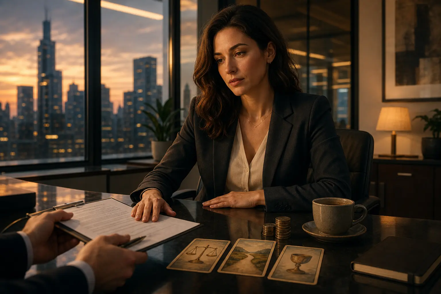 Tarot-Spread, um einen fairen Preis fuer deine Arbeit festzulegen